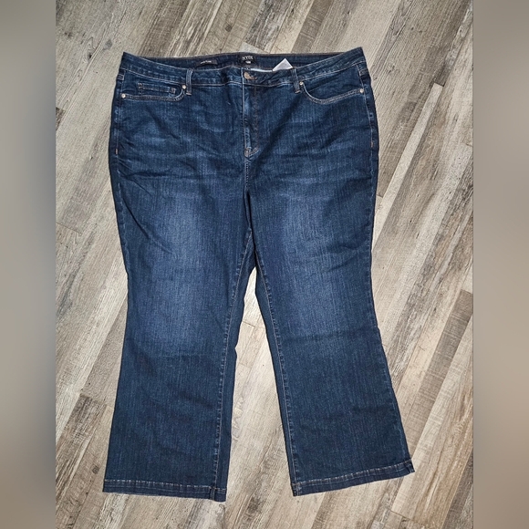 NYDJ Julia Flare Women's Blue Jeans Size 24W - Picture 1 of 8